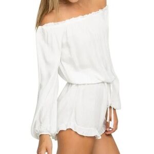 Brandy Melville Gabriella Off the Shoulder Romper
